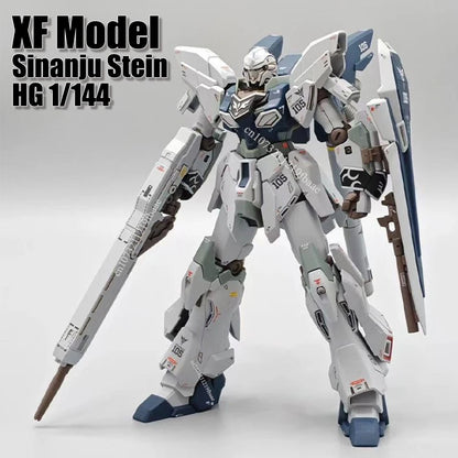In Stock XF Model Sinanju Stein HG 1/144 NT MSN-06S Assembly Model Kit Toy Action Figures Robot Plastic Model Kits Gifts