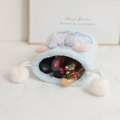 Disney Stella Gelatoni Plush Cosmetic Bag Cartoon Anime LinaBell Shoulder Bag Coin Purse Bundle Pocket Gifts For Girl