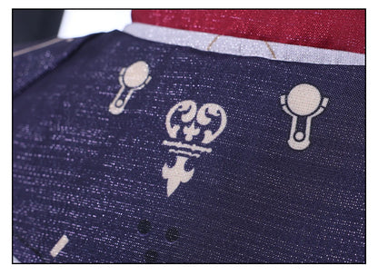 Wuthering Waves Brant Cosplay Costume Wig Uniform Hat Necklace Troupe of Fools Rinascita Carnival Halloween Party for Women Men