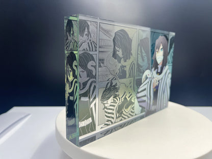 New Demon Slayer Creative High-value Bar Chi Tokitou Muichirou Acrylic Brick Computer Desktop Ornaments Anime Peripheral Gifts