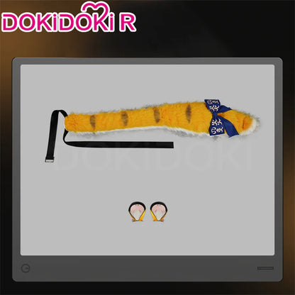 Ju Fufu Cosplay Costume Game Zenless Zone Zero DokiDoki-R ZZZ Women Suit Ju Fufu Tiger Cosplay Halloween Tail Ears