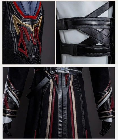 iCoser Love and Deepspace Caleb Cosplay Costume Wig Farspace Colonel Uniform Trench Hat Halloween Party Women Men Carnival Props