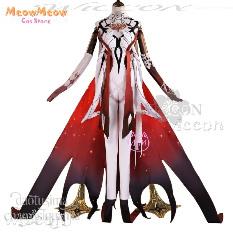 Genshin Impact Asmoday Adult Jumpsuit Polyester Costume