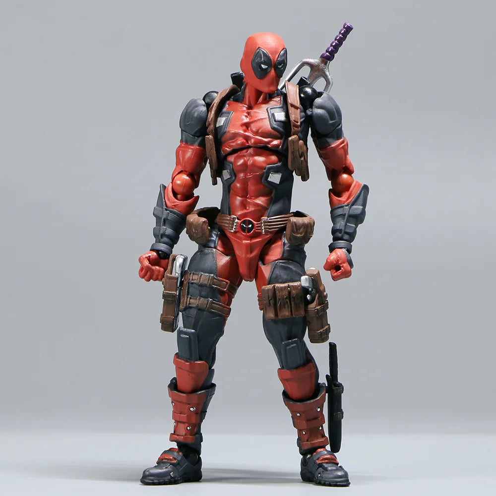 Amazing Yamaguchi Deadpool 2.0 Action Figure Toys 15cm Super Hero Dead Pool Movable Statues Model Doll Collectible Ornaments