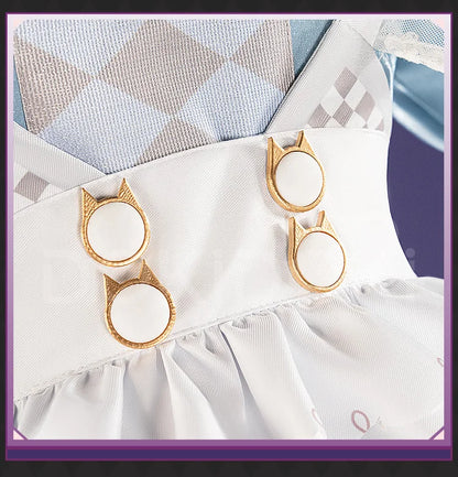 IN STOCK Nikki Cosplay Costume Game Infinity Nikki【S-3XL】DokiDoki-R Women Cute Lolita Dress Floral Memory Plus Size