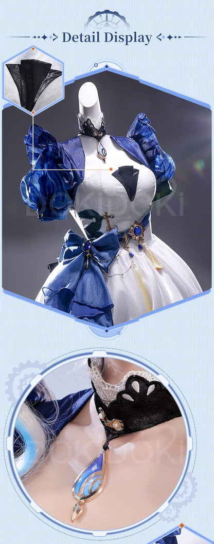 Furina Focalors Doujin Cosplay Costume Game Genshin Impact DokiDoki-SR Fontaine Furina Alice Women Cute Doujin Dress