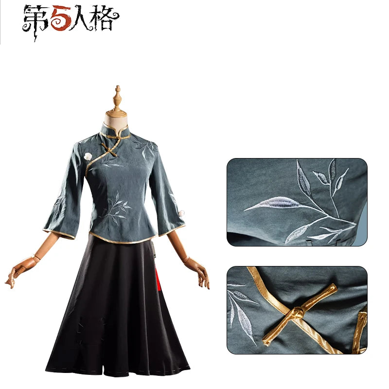 Identity V Antiquarian Qi Shiyi Costume Adult Polyester Set