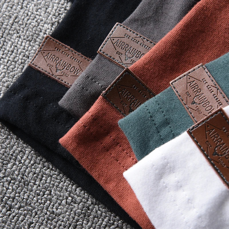 2025 Summer New American Retro Short-sleeved O-neck 3D Letter Printed T-shirt Men's Fashion 100% Cotton Washed Casual Sport Tops