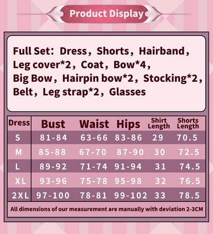 UWOWO Collab series: Game Identity Crossover II Cheerleader Cosplay Costume Pink Costume