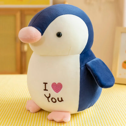 30cm Cute Soft Love Penguin Plush Toys Office Pillow Home Comfort Cushion Child Decor Christmas Gift Cotton Doll Stuffed Toys