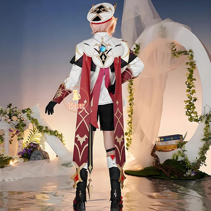 Genshin Impact Dahlia Cosplay Costume Wig New Skins Uniform Hat Goth Vampire Heterochromia Boy Mondstadt Halloween for Women Men