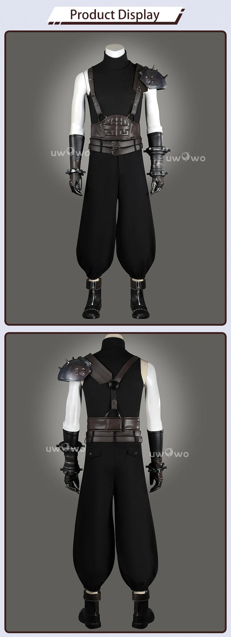 UWOWO Collab Series: Cloud Cosplay Costume FF- 7 Cloud Strife Cosplay Costume Halloween Costume