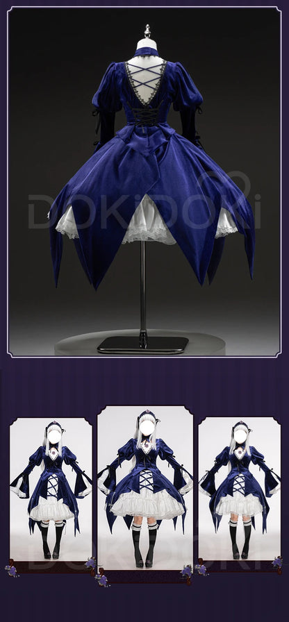 Suiginto Cosplay Costume Anime Rozen Maiden DokiDoki-SR  Suigintou Women Mercury Lampe Lolita Gothic Halloween Dress Suiginto