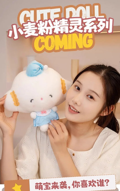 Genuine Sanrio New Kawaii Cute Cogimyun Kogimyun Plush Keychain Stuffed Plush Toy Small Pendant Keyring Birthday Gifts For Girls