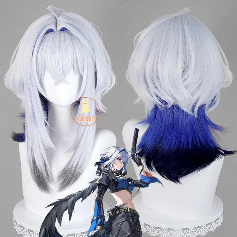 Wuthering Waves Galbrena Cosplay Costume Wig Uniform Outfit Jacket Carnival Halloween Party for Women Girls Role Play Cos Props