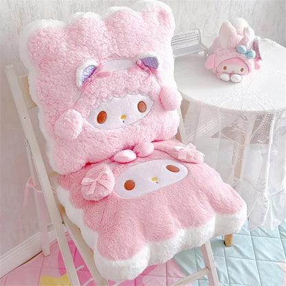 Sanrio My Melody My Sweet Piano Hello Kitty Round Square Plush Pillow Cute Cartoon Anime Home Decor Sofa Cushion Gifts For Girl