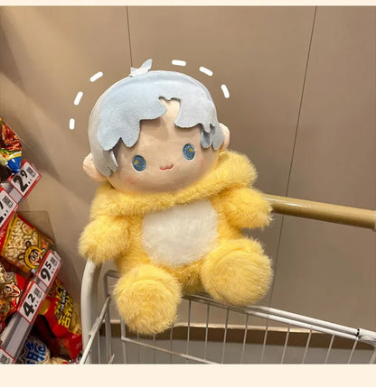 New 35/45/55CM Kawaii Movie Peripheral Yellow Little Bear Boy Stuffed Toy Soft Doll Pillow Decoration Children's Birthday Gif