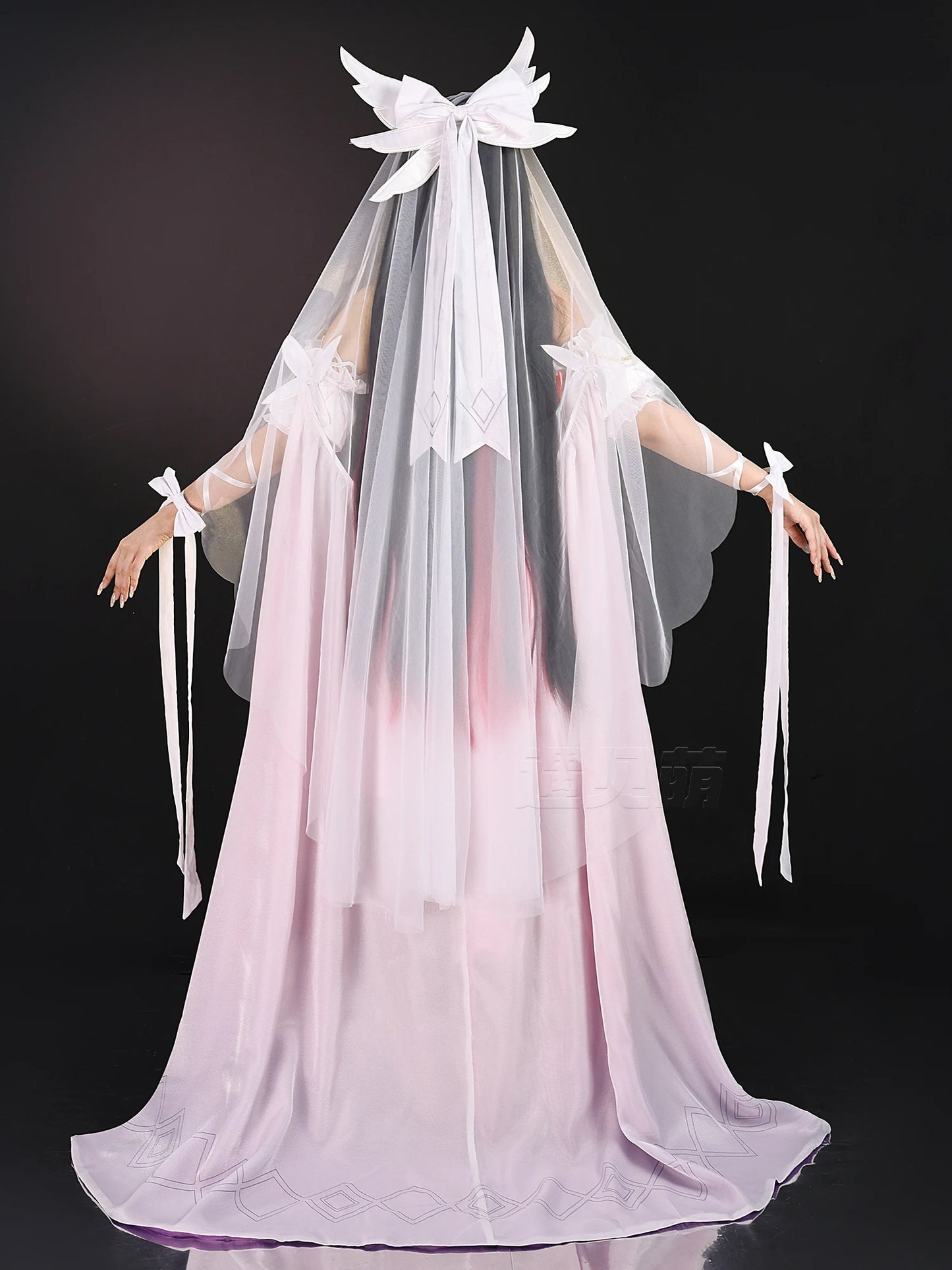 Genshin Impact Columbina FES 2026 Cosplay Costume Wig Dress The Damselette Eleven Fatui Harbingers Halloween Party Women Girls