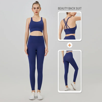 The Codex Seamless Yoga Leggings for Women – Athletic Gym Workout Fitness Pants Tights - Night Sea / XL