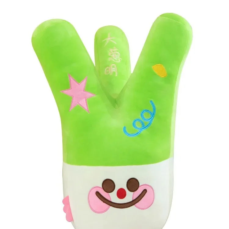 New 40-60cm Creative Cute Scallion Bright Pillow Large Cloth Doll Plush Toy Sleeping Doll Children's Girl Birthday Gift