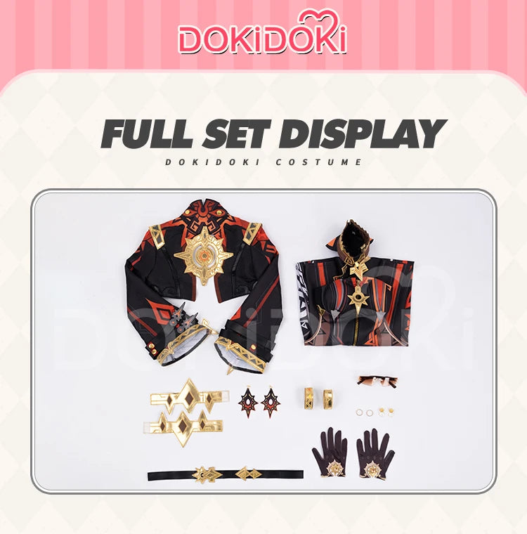 Mavuika Cosplay Costume Game Genshin Impact Cosplay【XS-3XL】DokiDoki-N Natlan Pyro Archon Mavuika Women Black Costume Plus Size