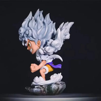 22cm One Piece Luffy Anime Figure Sun God Nika Gear 5 Luffy Figurine Pvc Action Model Statue Collectible Desk Decor Toy Gifts