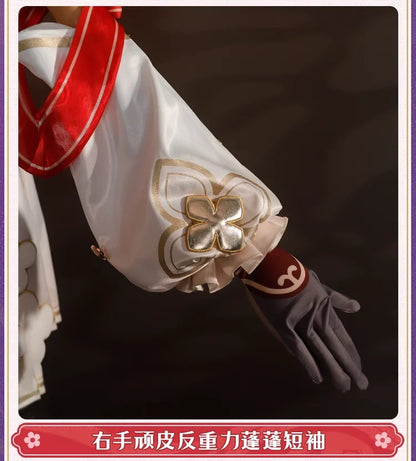 iCoser Honkai Star Rail Tribbie Cosplay Costume Wig Dress Uniform Headwear Wings Carnival Halloween Party for Women Girls Props