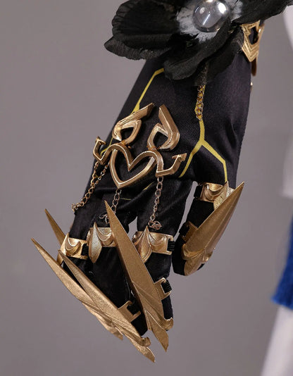 Honkai Star Rail Constance The Dahlia Cosplay Costume Wig Dress Uniform Hat Ever-Flame Mansion Halloween Party for Women Girls