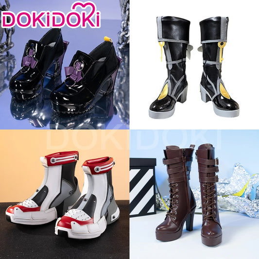 Alice Thymefield Ukinami Yuzuha Anby Demara Ye Shunguang Lucia Elowen Shoes Game Zenless Zone Zero DokiDoki ZZZ Cosplay Boots