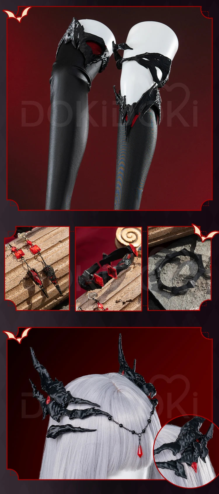 IN STOCK Abyss Lord Heroine Cosplay Costume Game Love and Deepspace【S-2XL】DokiDoki-R Women Qinche Sylus Halloween Plus Size