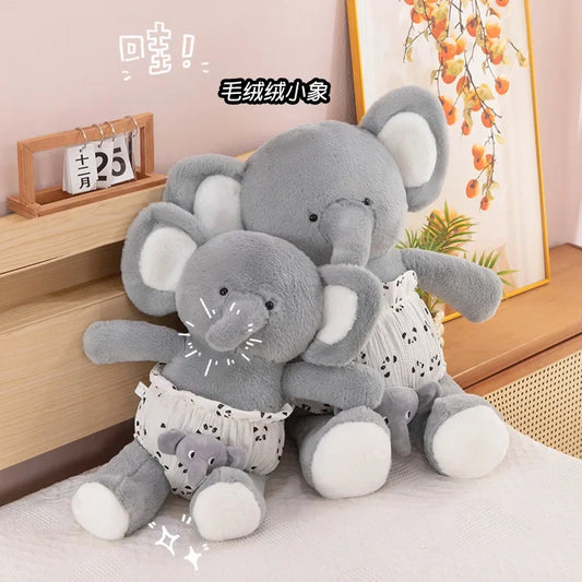 Creative Run Fast Series Plush Toys Cartoon Stuffed Animals Soft Nappies Huggies Elep Cute Wolf Babys Appease Pillow Kid Gifts