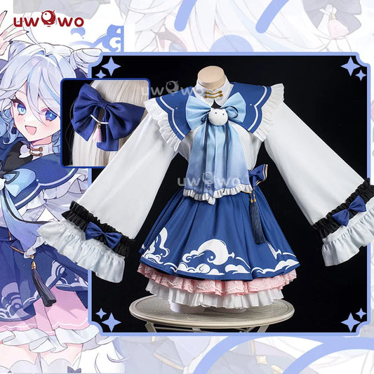 LAST BATCH UWOWO Genshin Impact Fanart Furina Chinese Style Lolita Dress Cosplay Costume