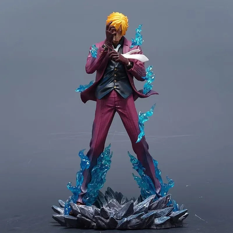 One Piece Tengai Sanji Cartoon Character Statue Handmade Anime Model Collectible Toy - 25cm