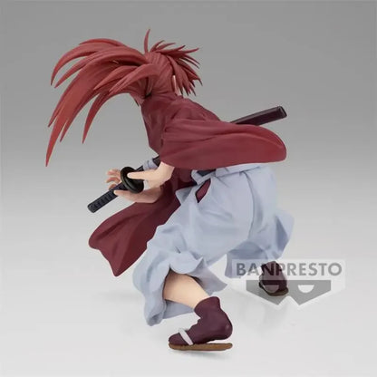 In Stock Banpresto Original Bandai Vibration Stars Rurouni Kenshin Himura Kenshin Anime Action Figure Model Boxed Toys Gifts