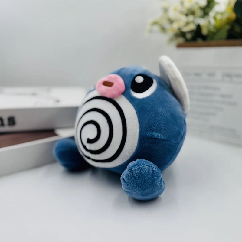 15/25cm Cartoon Poliwag Pokemon Plush Toys Poliwhirl Pokémon Plushie Ornament Kawaii Doll Stuffed Gift for Kid Birthday Xmas