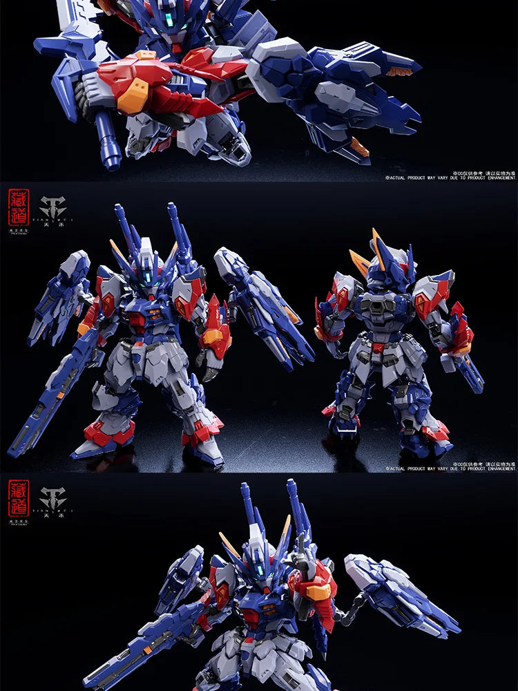 52TOYS SD CD-TGM01 Tian Wei Assembly Model Highly Articulated ABS Plastic Action Figure with Interchangeable Weapons