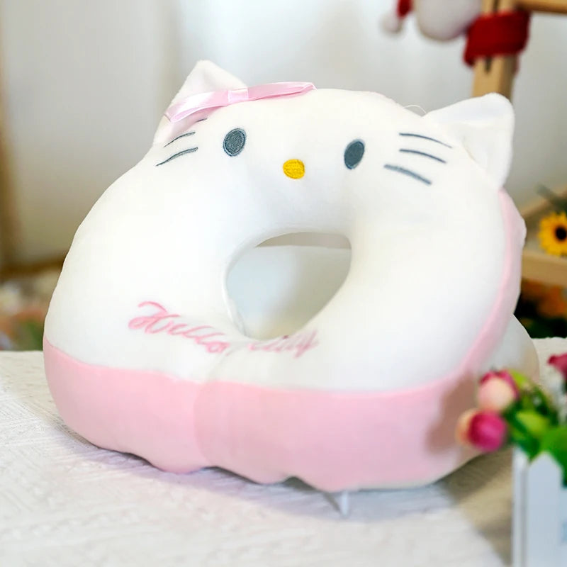 Cute My Melody Kuromi Nap Pillow Lovely Hollow Hand Rests Office Classroom StellaLou Cinnamoroll Pillow Cushion Gifts Washable
