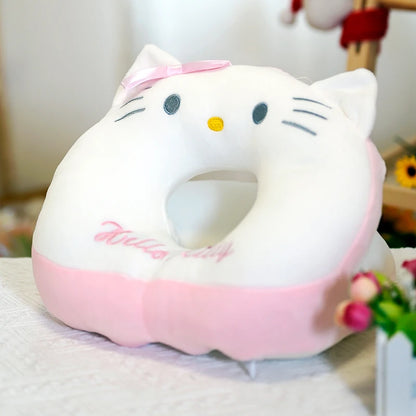 Cute My Melody Kuromi Nap Pillow Lovely Hollow Hand Rests Office Classroom StellaLou Cinnamoroll Pillow Cushion Gifts Washable