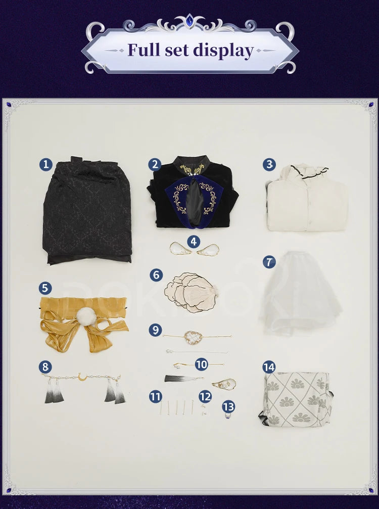 IN STOCK Ciel Phantomhive Cosplay Costume Anime DokiDoki-SR Men Halloween Costume Ciel Oyster Dress