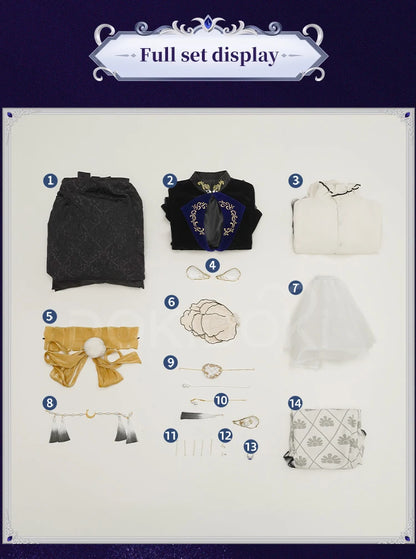 IN STOCK Ciel Phantomhive Cosplay Costume Anime DokiDoki-SR Men Halloween Costume Ciel Oyster Dress