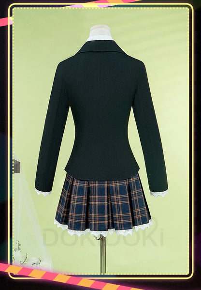 Stocking/Panty Cosplay Costume Anime Cosplay 【S-2XL】DokiDoki-R Female Cute School Uniform Stocking Panty Cosplay Plus Size