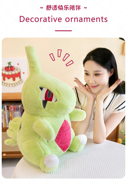 35/70cm Larvitar Pokemon Plush Toys Large Anime Doll Cute Pillow Giant Pokémon Plushie Tyranitar Stuffed Gift for Kids Christmas
