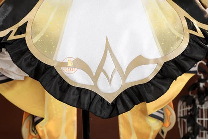 Genshin Impact Sandrone Cosplay Costume Wig Marionette Dress Headwear Eleven Fatui Harbingers Halloween Women Girls Role Play