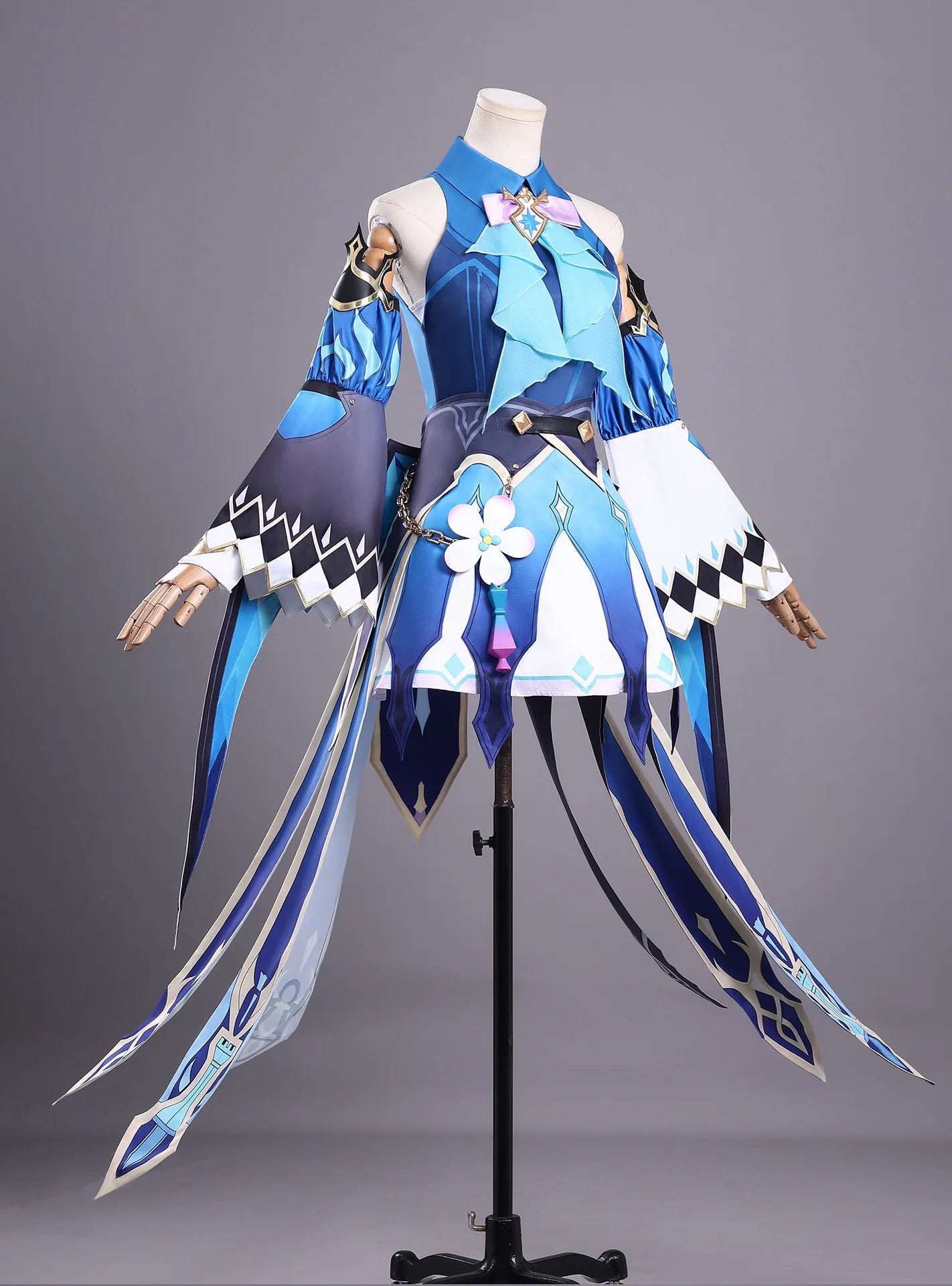 Honkai Star Rail Cerydra Cosplay Costume Wig Dress Uniform Headwear Wings Carnival Outfit Halloween Party for Women Girls Props