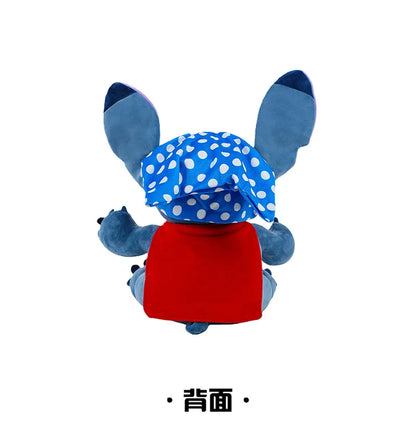 Plush Toy Stitch Cartoon with Cape Cute Plush Doll for Kids Birthday Christmas Gift Stuffed Animal Prize for Claw Machine Party