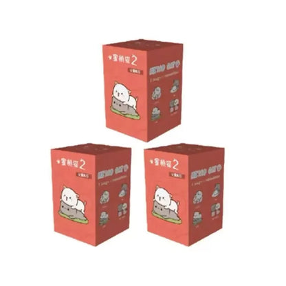 Kawaii Mitao Cat 2 Season Lucky Cat Cheap Cute Cat Blind Box Toys Surprise Figure Cartoon Doll Collect Model Home Holiday gifts