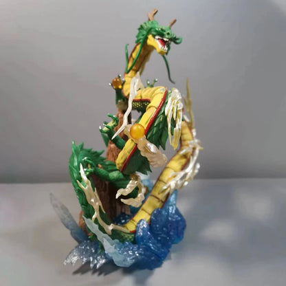 Dragon Ball Z Shenron Anime Figure Goku And Mountain Shenron 20cm Action Figurine Pvc Statue Model Doll Collectible Toys Gifts