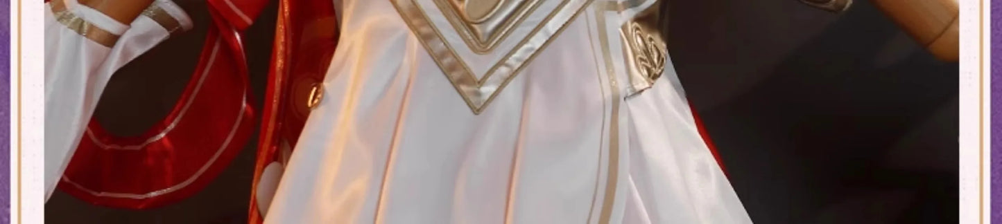 iCoser Honkai Star Rail Tribbie Cosplay Costume Wig Dress Uniform Headwear Wings Carnival Halloween Party for Women Girls Props