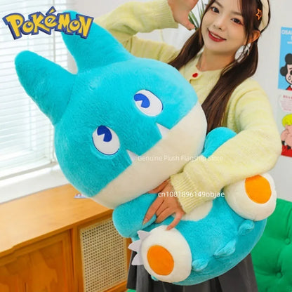 45/60/80cm Big Size Pokemon Snow Lax Anime Plush Stuffed Doll Room Decoration Plushies Kawaii Pillow Ornaments Children's Gifts