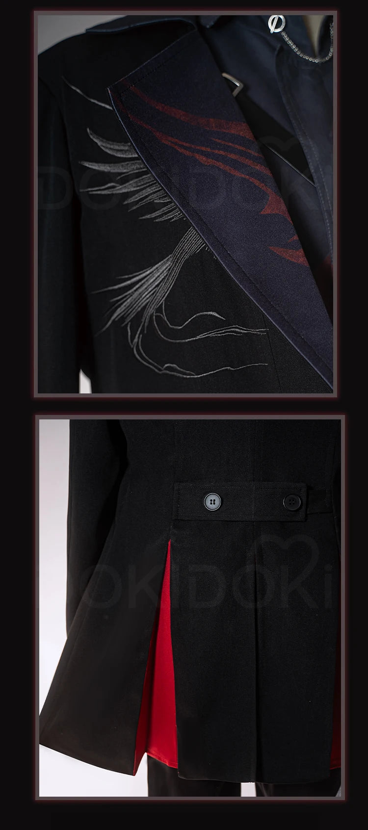 IN STOCK Sylus Cosplay Costume Game Love and Deepspace【S-2XL】DokiDoki-R Men Suit Relentless Conqueror Sylus Qinche Plus Size